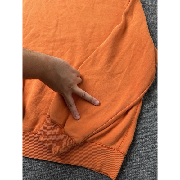 Mens Hoodie Nike Orange Pullover The Athletic Dept, Size L - Picture 11 of 11